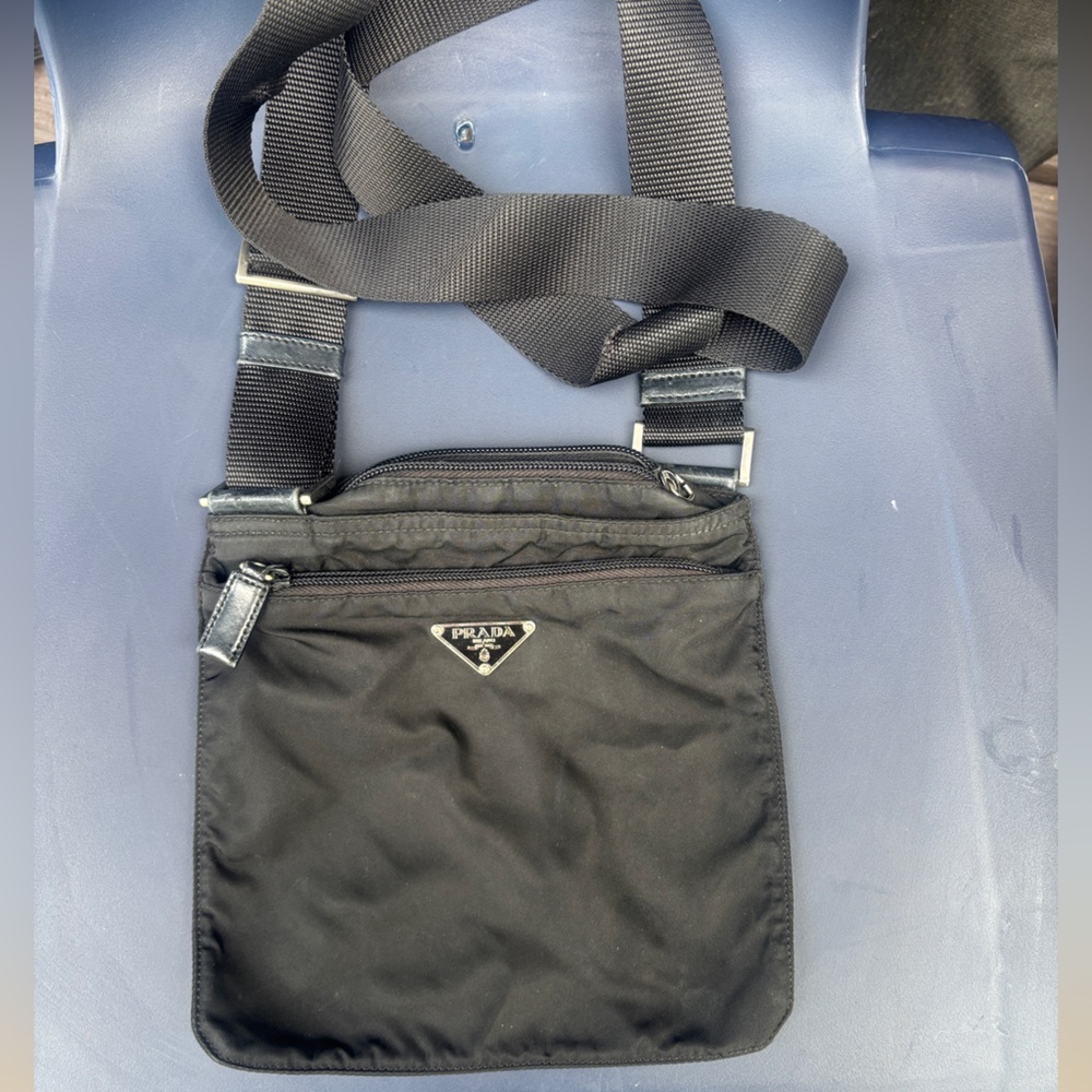Prada Black Tessuto Nylon crossbody